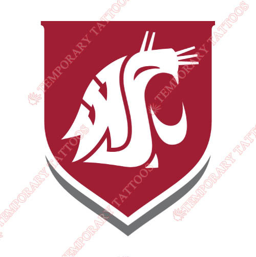Washington State Cougars Customize Temporary Tattoos Stickers NO.6914